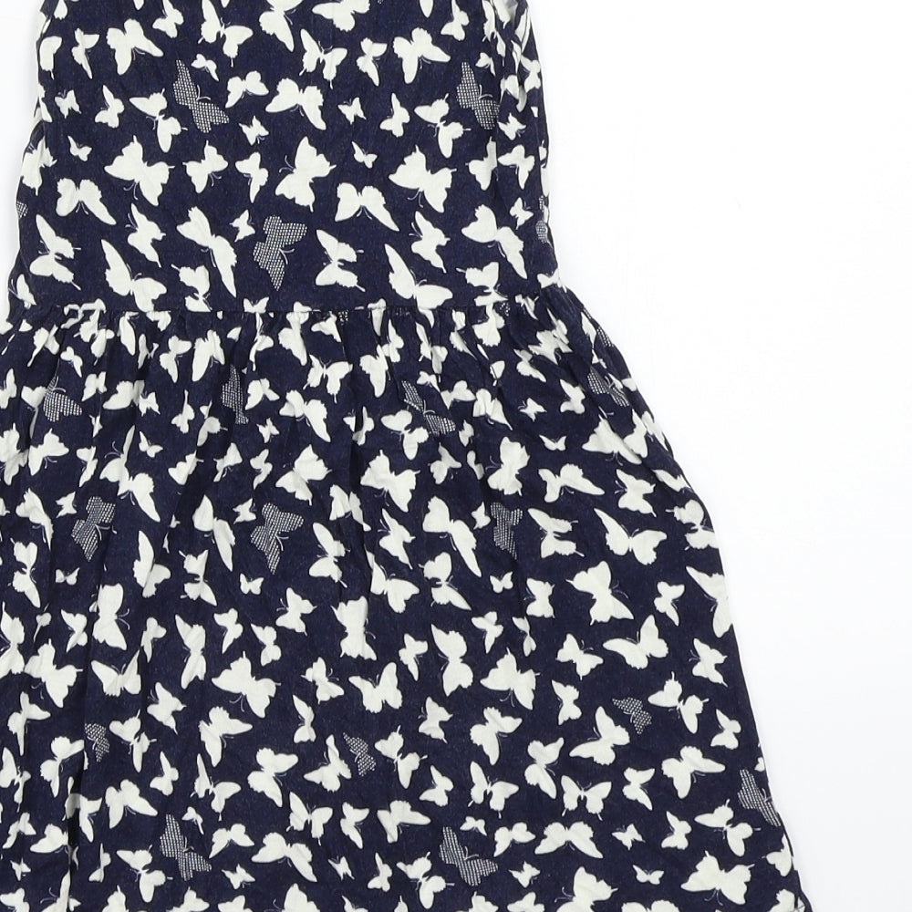 Girl2girl Girls Blue Animal Print A-Line Size 2-3 Years