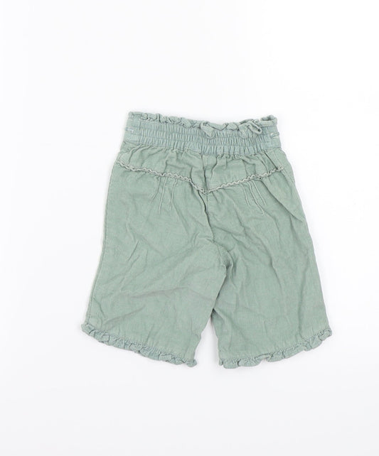 Monsoon Girls Green Capri Trousers Size 0-3 Months