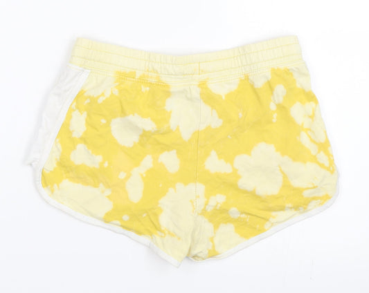 H&M Girls Yellow Hot Pants Shorts Size 11-12 Years