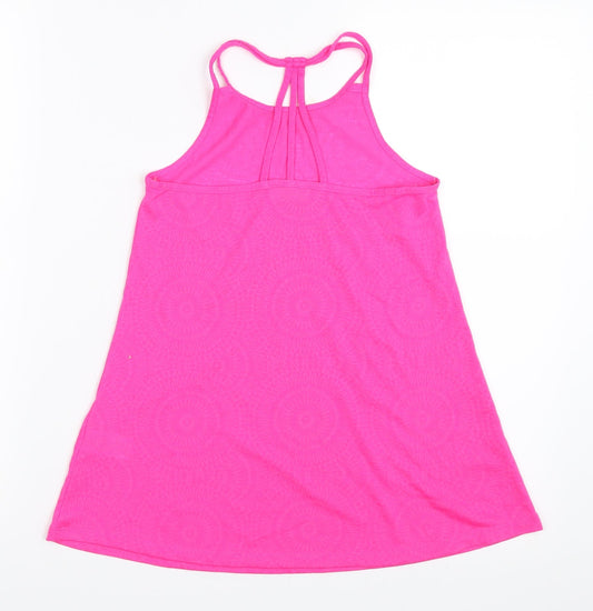 Matalan Girls Pink Basic Tank Size 5 Years - Mermaid