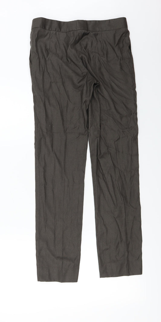 Yaly Couture Womens Brown Trousers Size 28 in L25 in