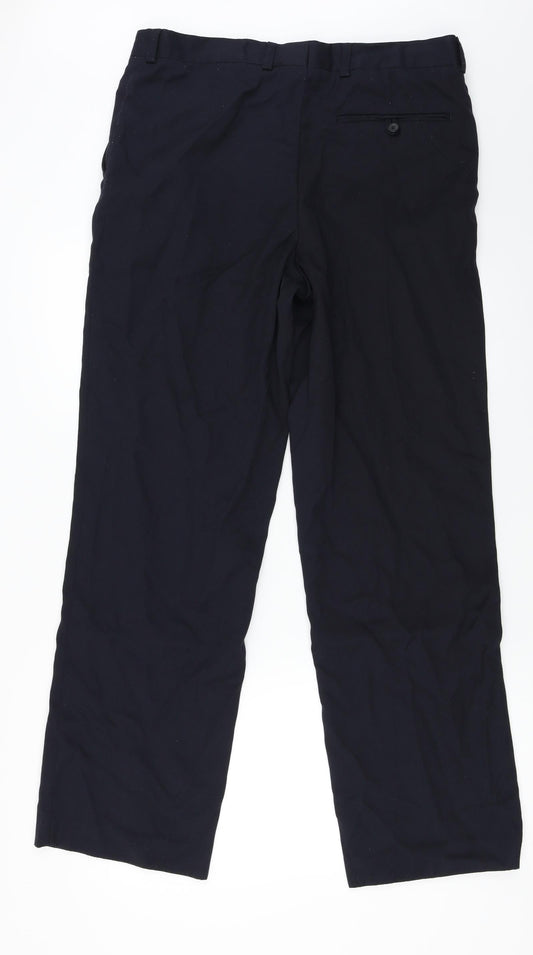 Preworn Mens Blue Trousers Size 36 in L30 in