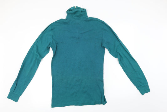 Benger Womens Green Henley Jumper Size S