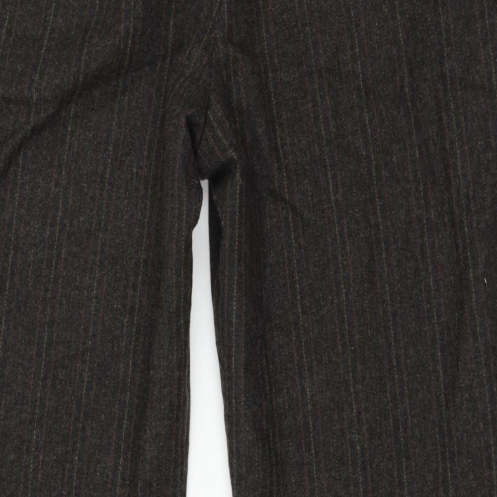 Marks and Spencer Womens Brown Trousers Size 34 in L24 in