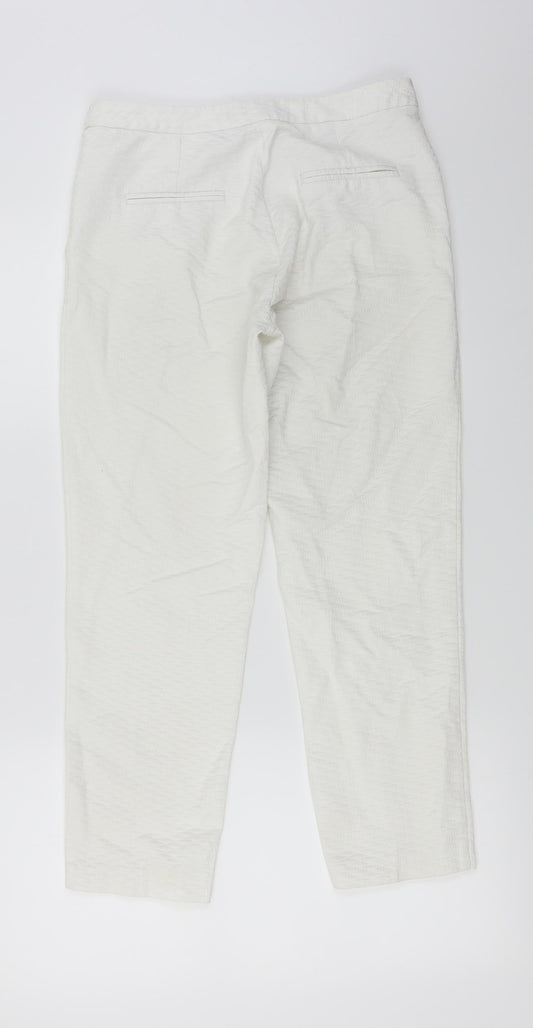 Topshop Womens White Trousers Size 8 L22 in