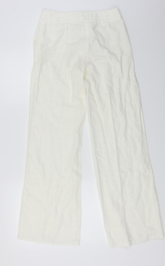 Preworn Womens White Trousers Size 28 in L29 in