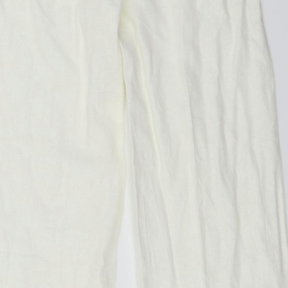 Preworn Womens White Trousers Size 28 in L29 in