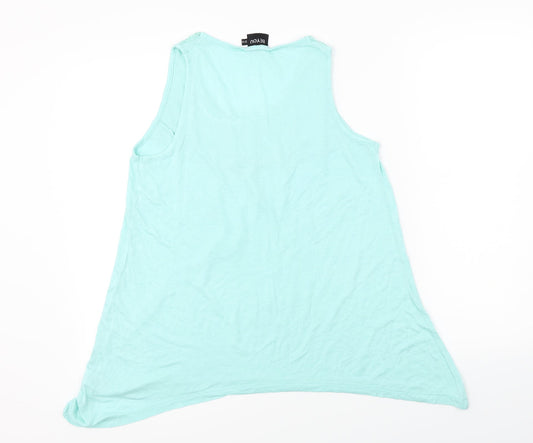 be you Womens Green Basic Blouse Size 14