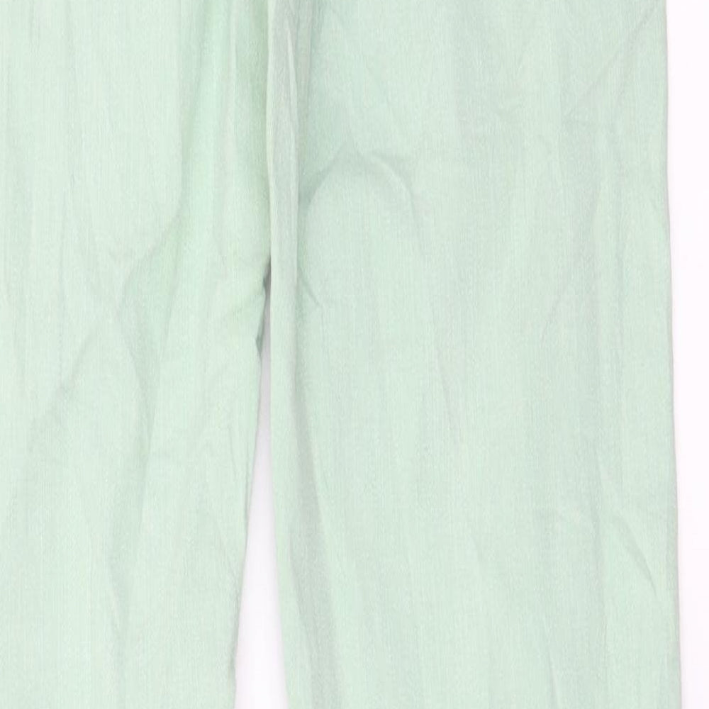 Preworn Womens Green Trousers Size 6 L27 in