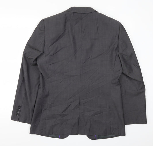 Marks and Spencer Mens Grey Jacket Suit Jacket Size 38