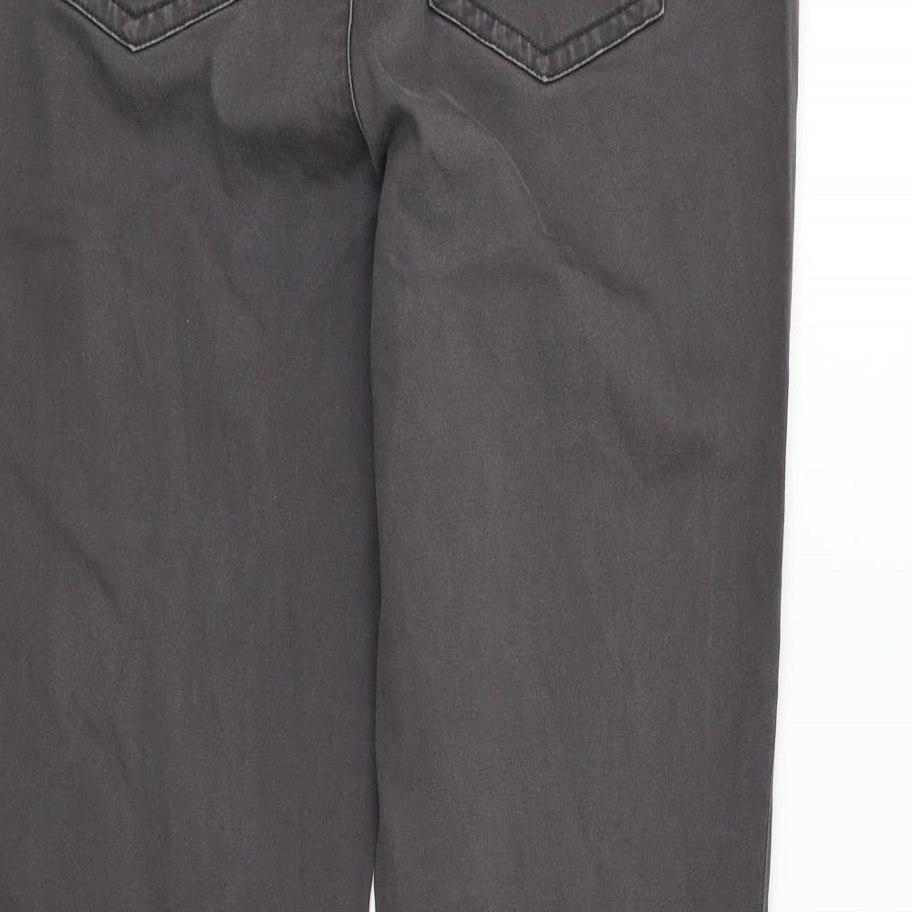 Maine Womens Grey Trousers Size 12 L27 in