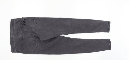 Topshop Womens Green Straight Jeans Size S L30 in