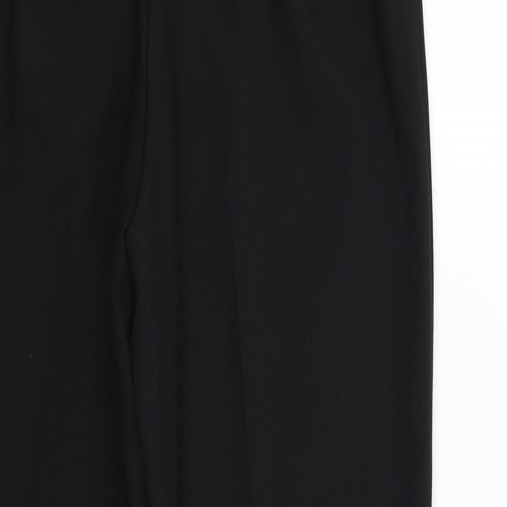 Marks and Spencer Womens Black Trousers Size 8 L27 in