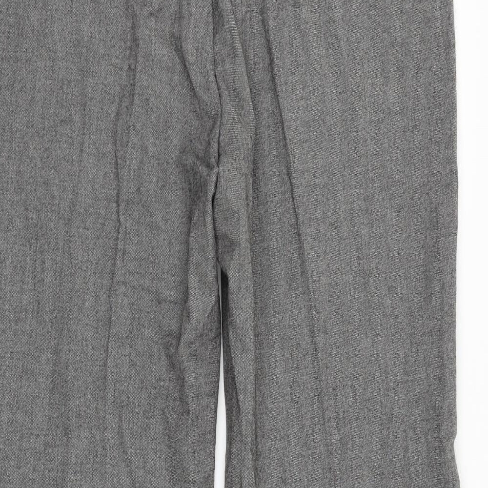 Per Una Womens Grey Trousers Size 16 L29 in