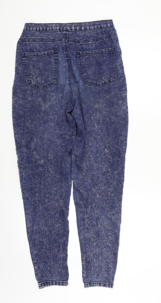 deniem & co Womens Blue Straight Jeans Size 10 L28 in