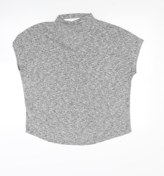 newlook Womens Grey Knit Pullover Jumper Size S