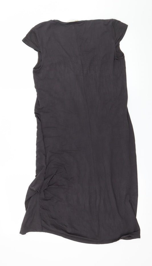Charli London Womens Grey Jersey A-Line Size 8