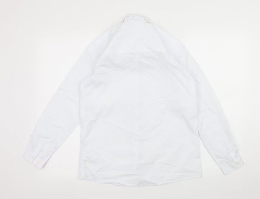 NEXT Boys White Basic Button-Up Size 14 Years