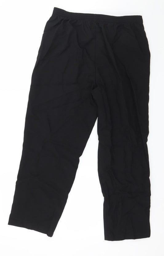 EWM Womens Black Trousers Size 32 in L25 in