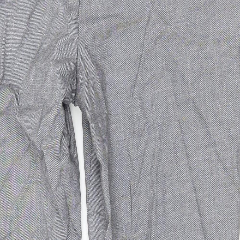 NEXT Womens Grey Trousers Size 10 L25 in
