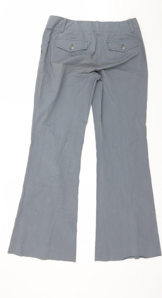Theory Womens Grey Trousers Size 4 L29 in