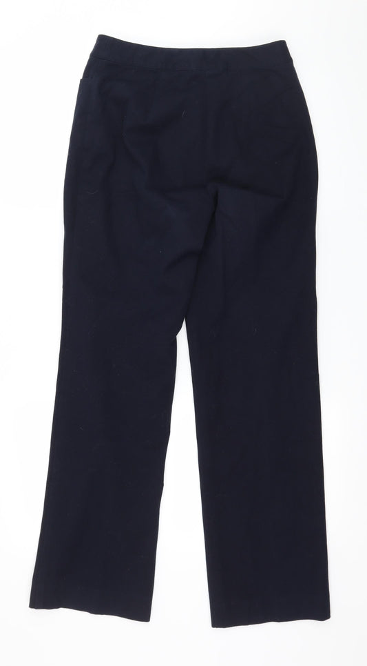 Classique Womens Blue Trousers Size 4 L28 in