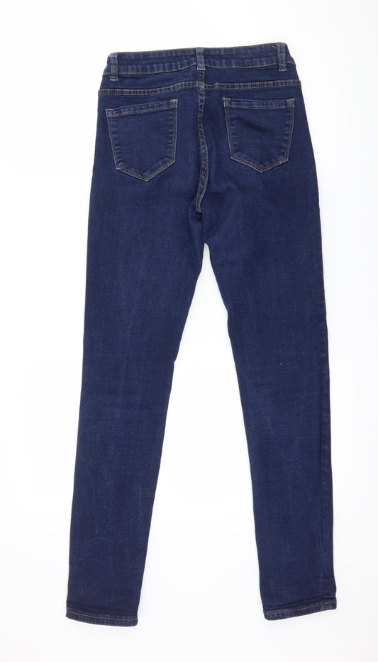 Sarah John Womens Blue Denim Skinny Jeans Size 28 in L30 in