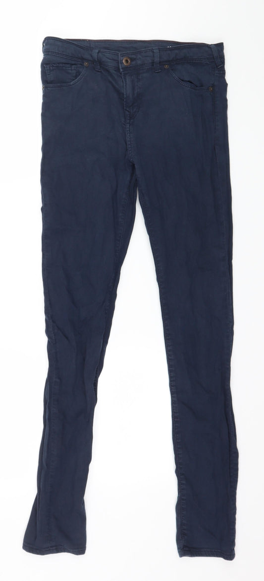 Jack Wills Womens Blue  Denim Skinny Jeans Size 27 in L30 in