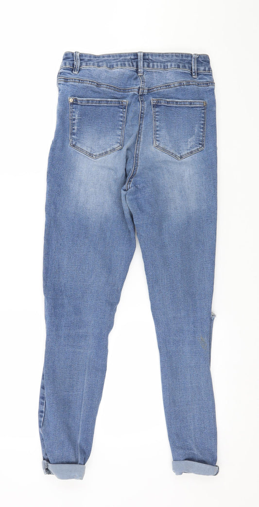 Matalan Womens Blue Denim Skinny Jeans Size 10 L25 in