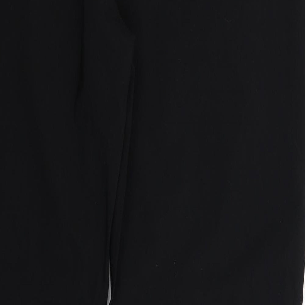 Papaya Womens Black Trousers Size 16 L30 in