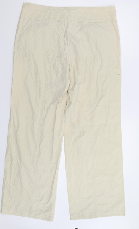 Cambio Womens Beige Trousers Size 34 in L30 in