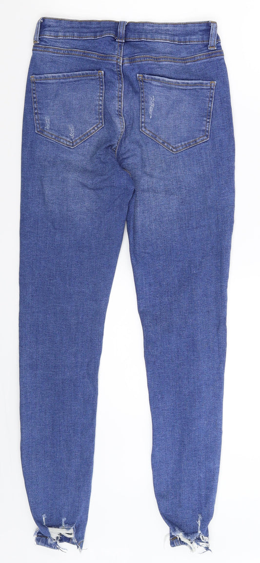 Denim Co Womens Blue Denim Skinny Jeans Size 8 L27 in