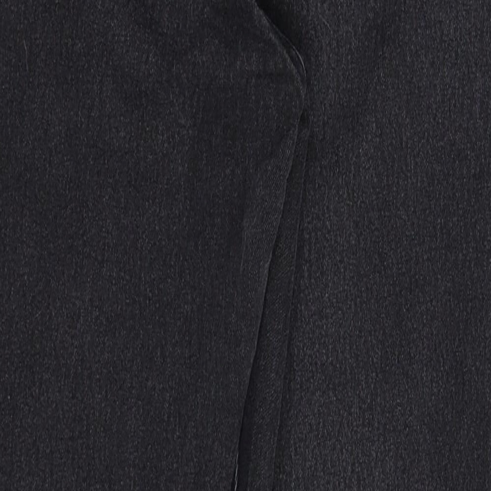 Boohoo Womens Black Denim Skinny Jeans Size 10 L26 in