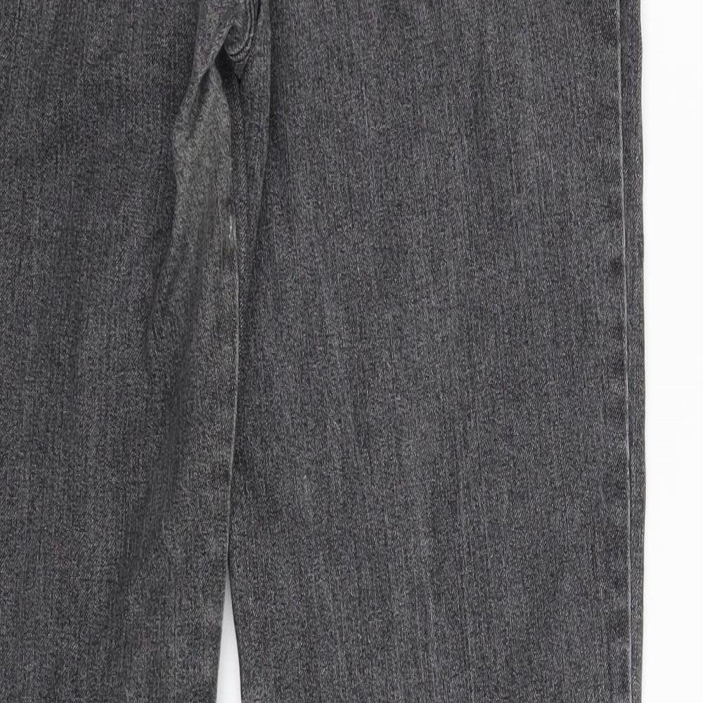 Marks and Spencer Womens Black Denim Bootcut Jeans Size 31 in L29 in