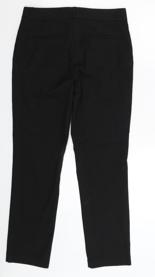 Marks and Spencer Womens Black Trousers Size 8 L27 in