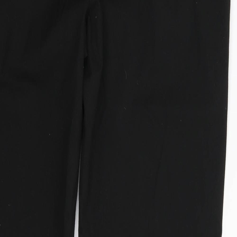 Marks and Spencer Womens Black Trousers Size 8 L27 in