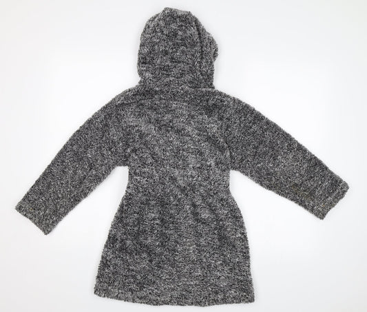 Matalan Boys Grey Solid Robe Size 9 Years