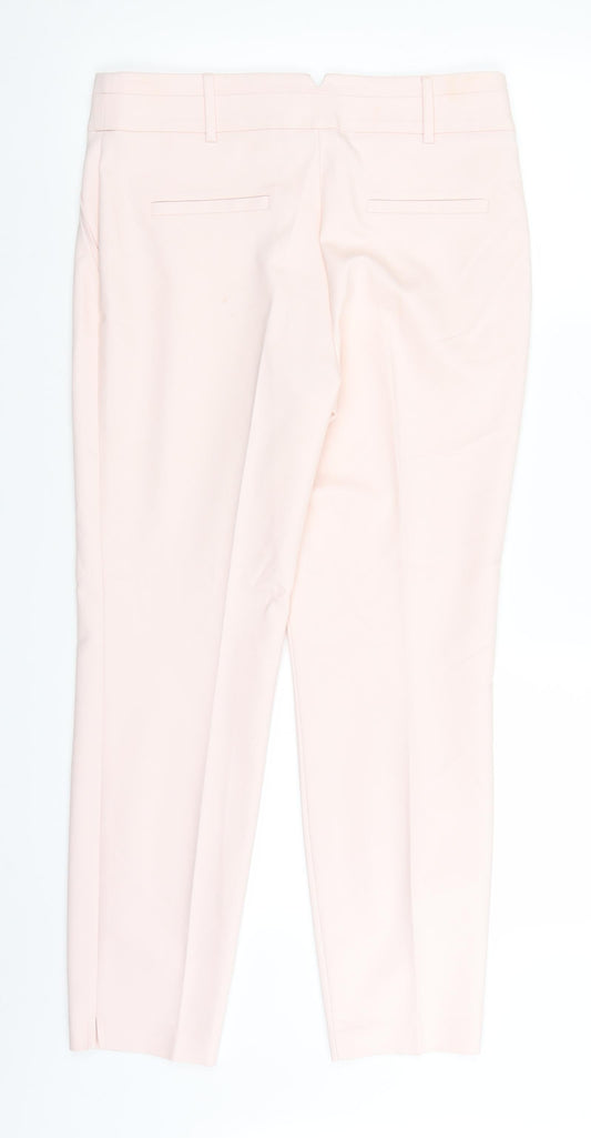 Papaya Womens Pink Trousers Size 12 L26 in