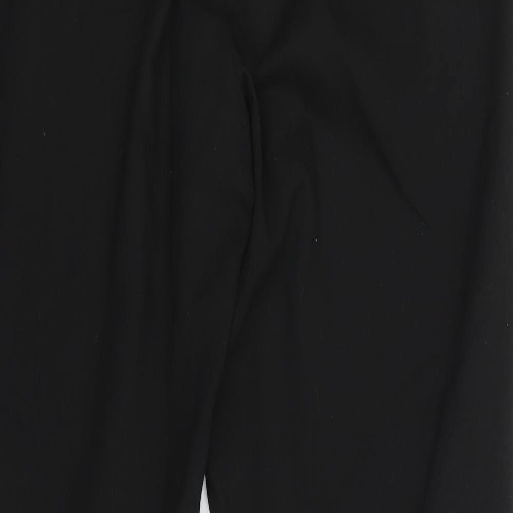 NEXT Womens Black Trousers Size 8 L25 in