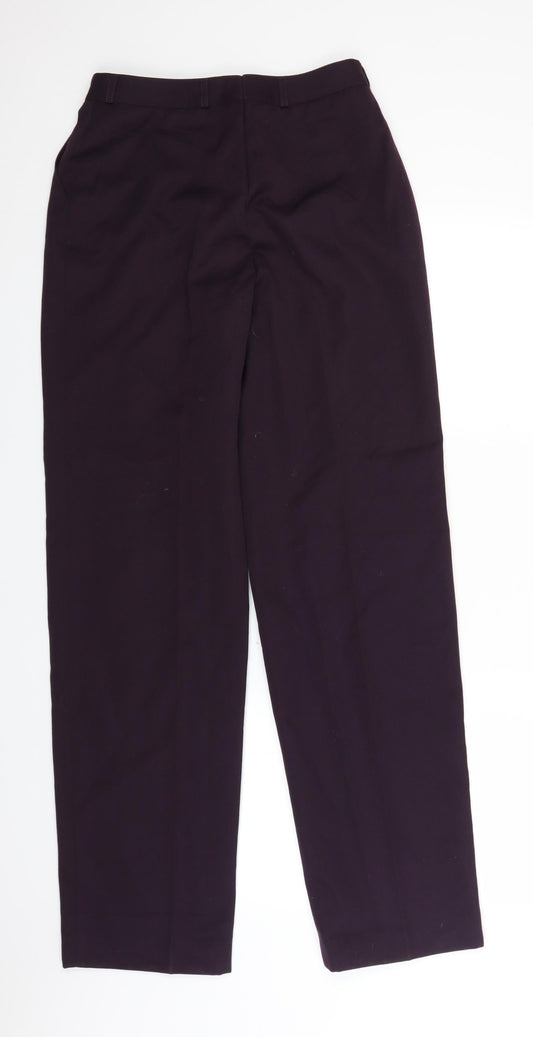 Avesta of Sweden Womens Purple Trousers Size 8 L31 in