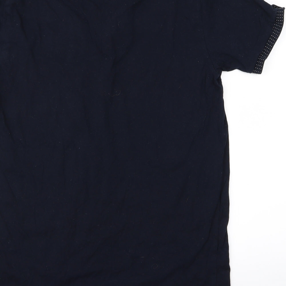 Preworn Mens Blue Corduroy Polo Size M