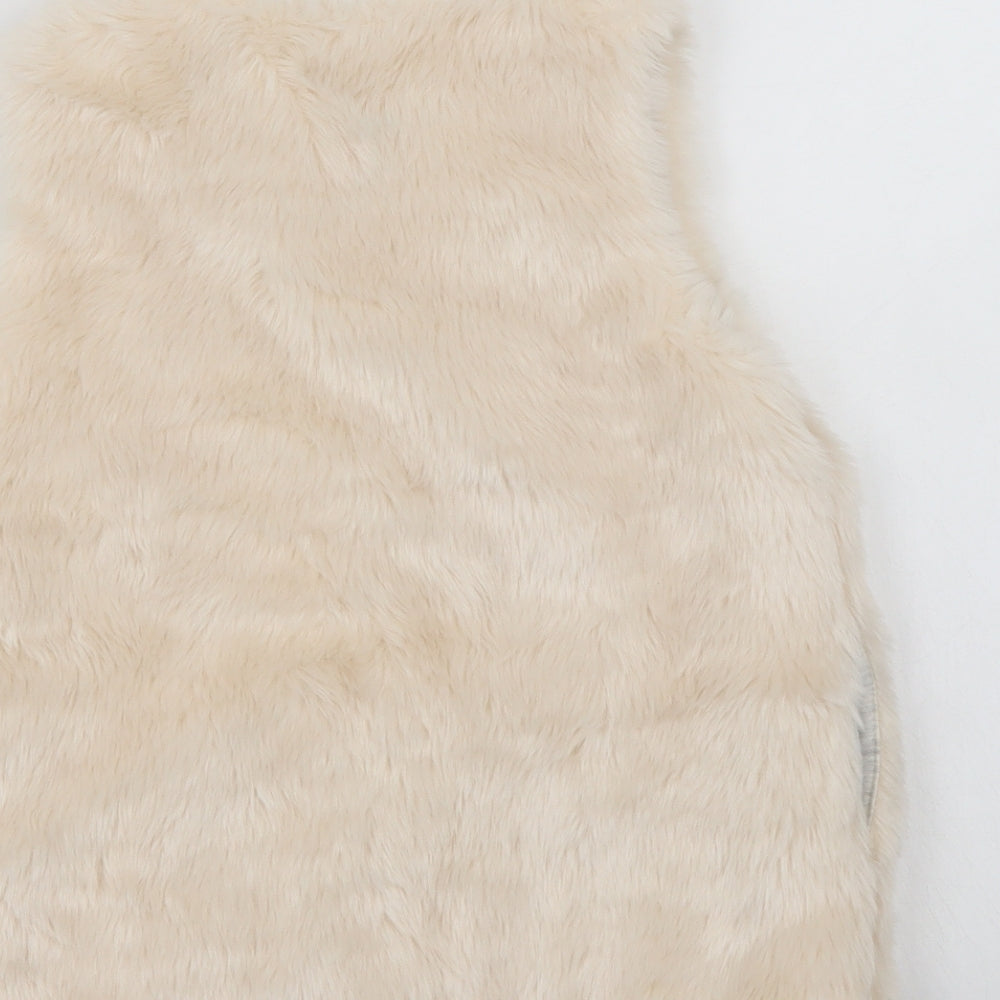 TU Girls White Gilet Jacket