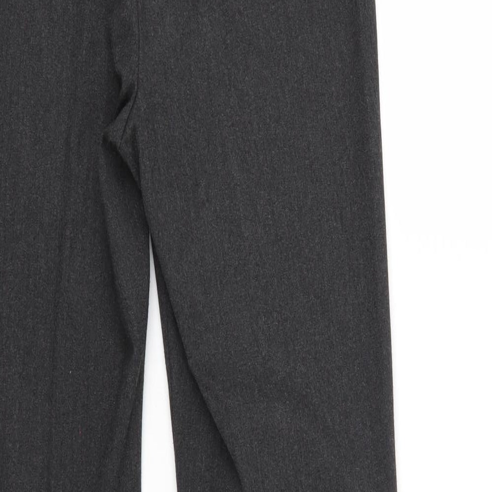 M&S Womens Grey Trousers Size 8 L28 in