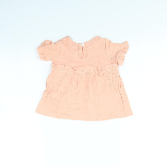 Shein Girls Pink Fit & Flare Size 6-9 Months
