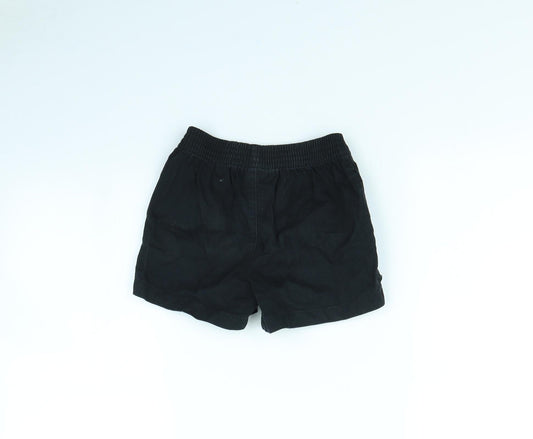 George Boys Black Cargo Shorts Size 3 Years