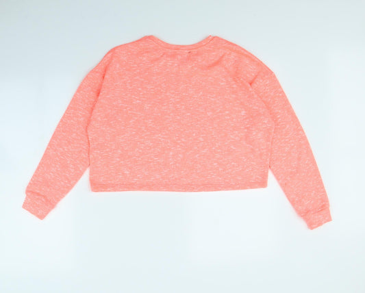New Look Womens Pink Pullover Jumper Size S