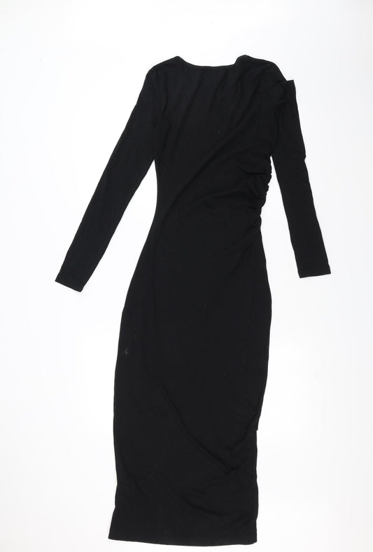 H&M Womens Black A-Line Size 2XS