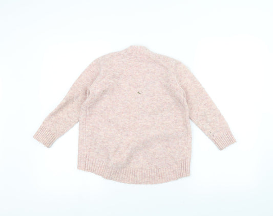 I love girls wear Girls Pink Knit Jacket Coatigan Size 7-8 Years