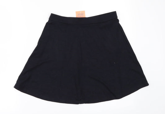 Lilly & Dan Girls Black A-Line Skirt Size 11-12 Years