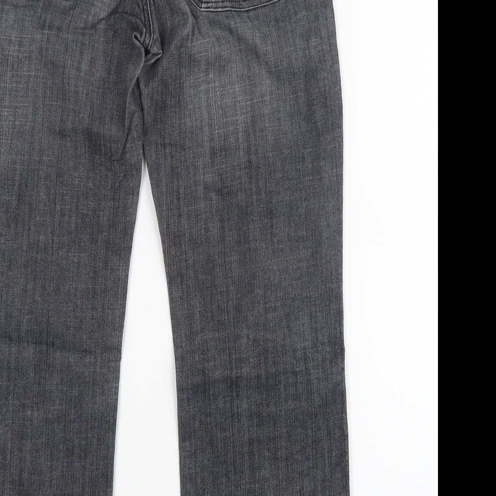 Blue Blue Womens Blue Denim Straight Jeans Size 29 in L24.5 in